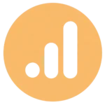 Google Analytics logo representing the web analytics platform used by a Digital Marketing Expert in Bahrain to measure website traffic and user performance.